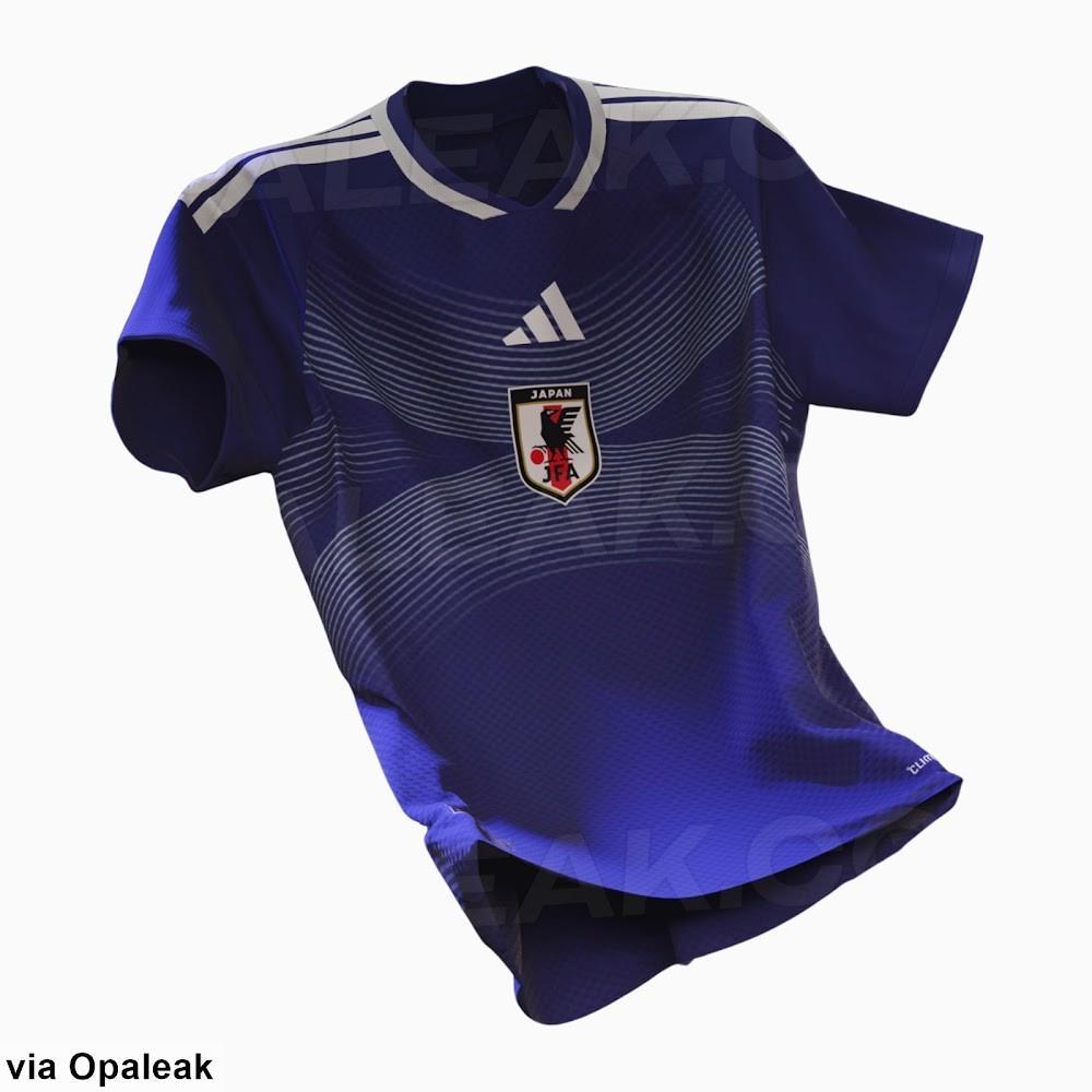 MK体育app下载-日本队26世界杯主场球衣谍照曝光：海洋蓝色调点缀银灰线条